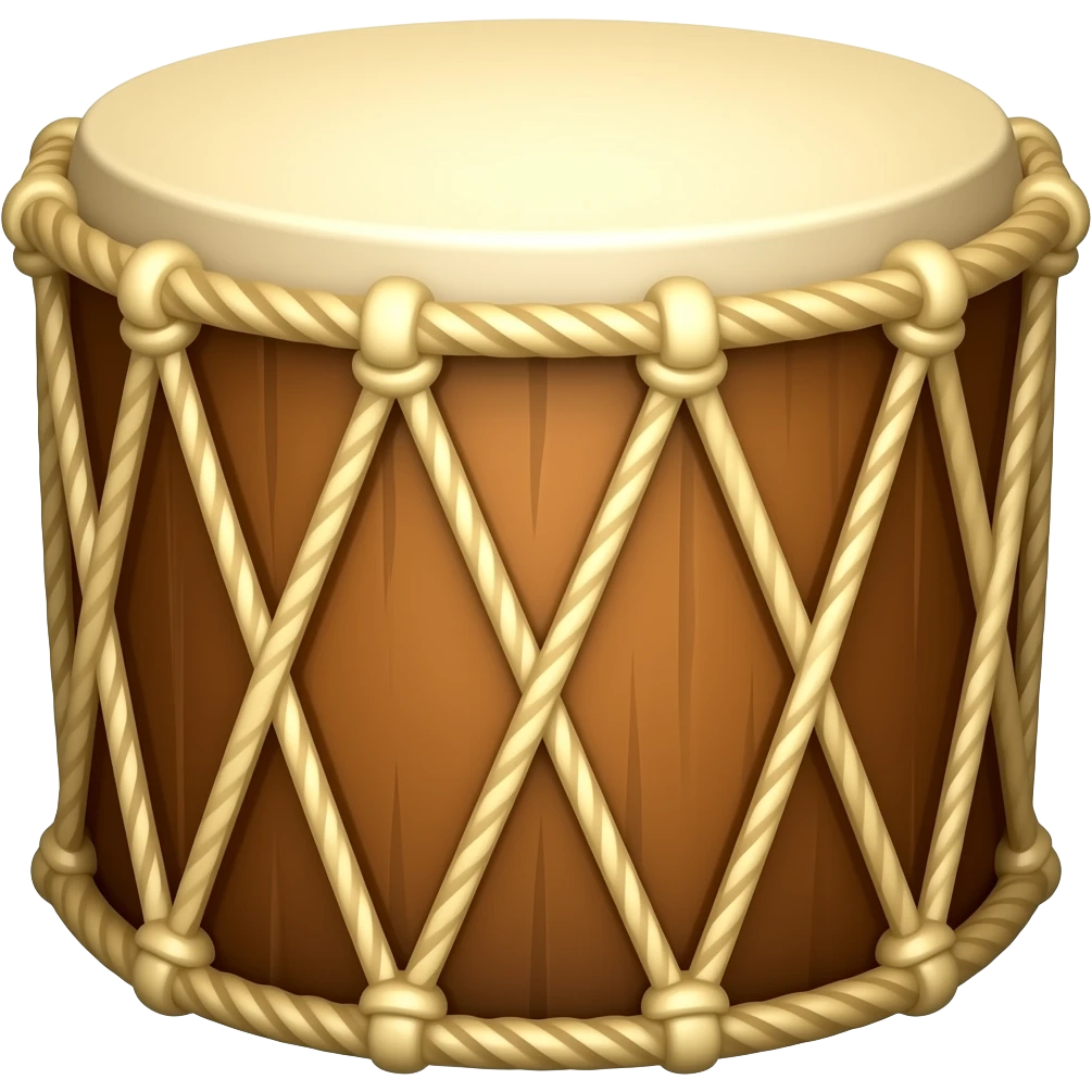 hawaiian drum emoji
