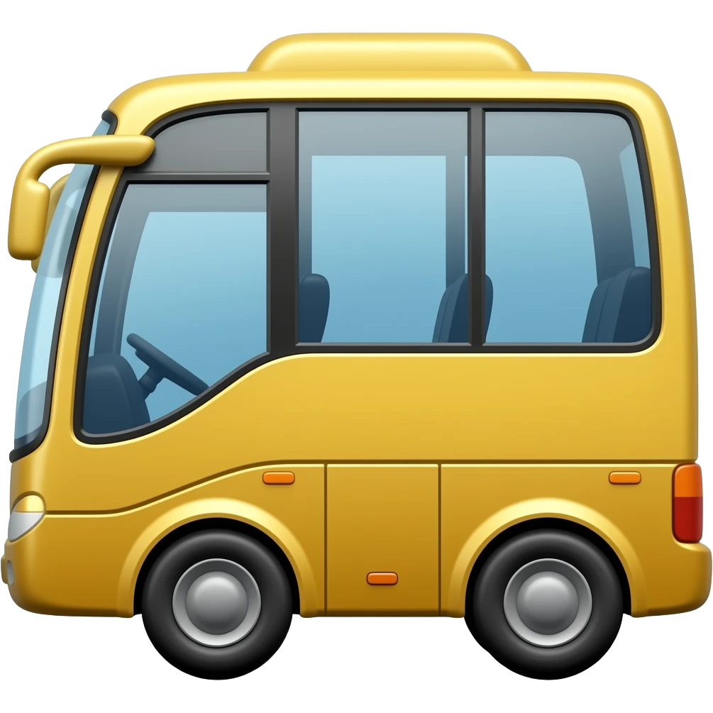 اتوبوس طلای از بغل emoji