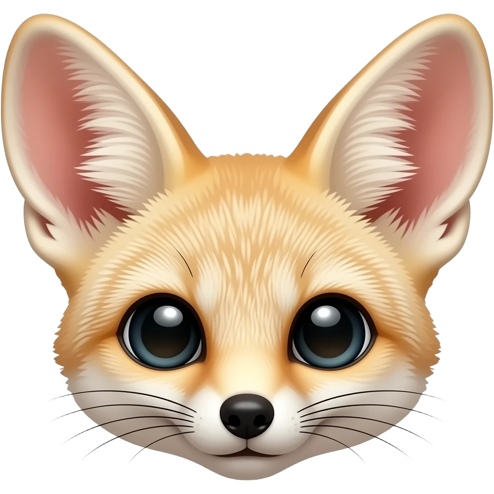 Fennec fox head emoji