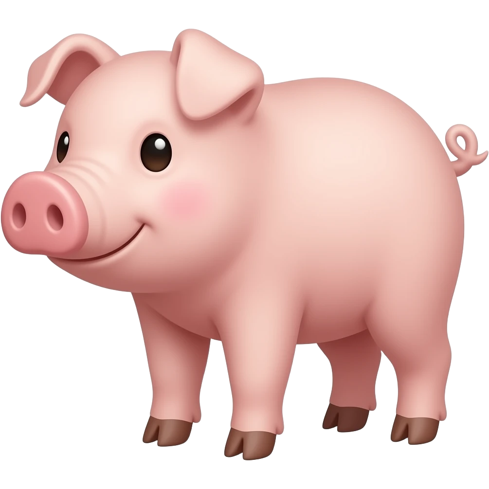 neutral pig emoji