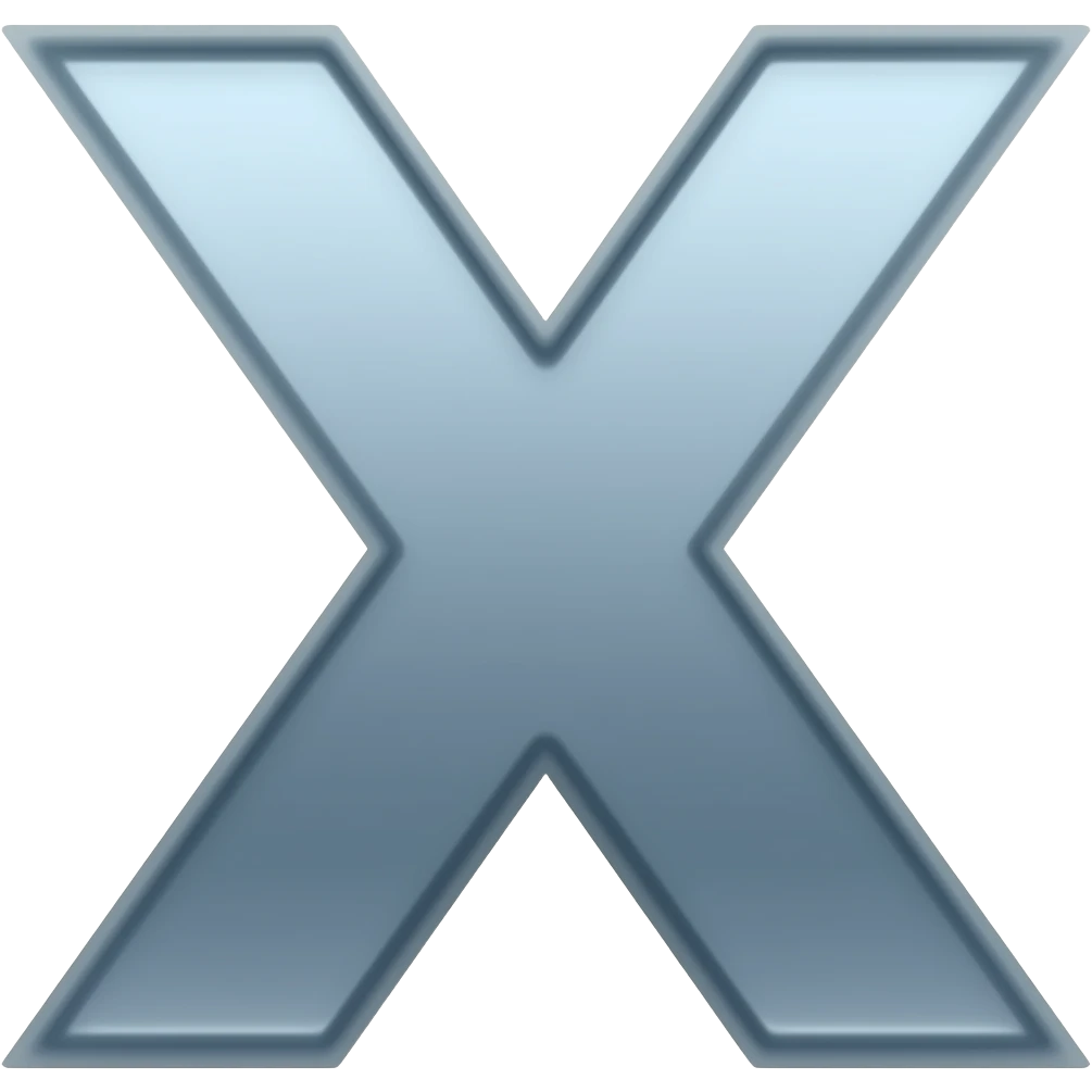 X emoji