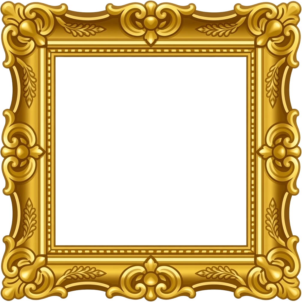 rococo frame emoji