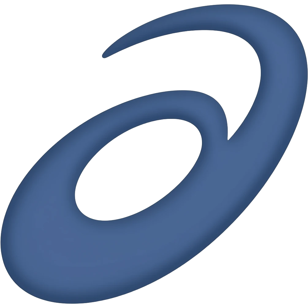 The Asics Logo, just the logo, no words emoji