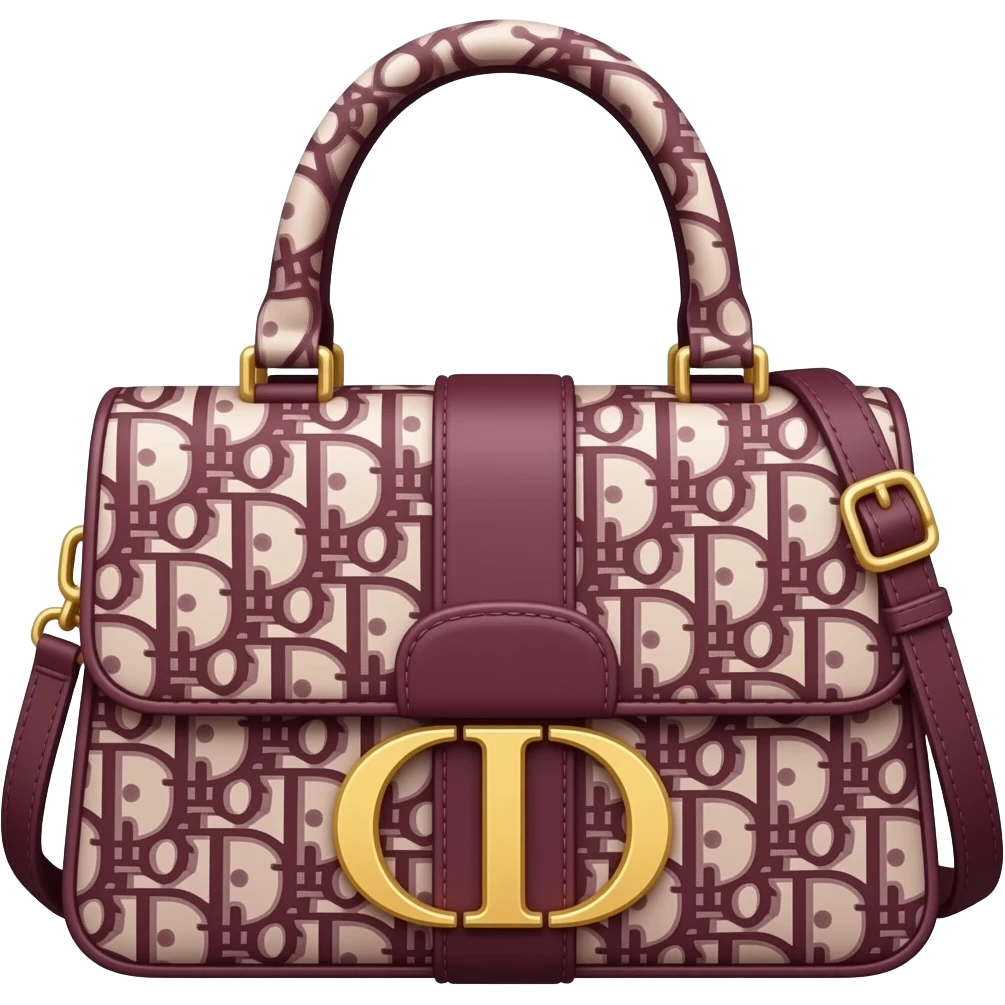 plum dior bag emoji