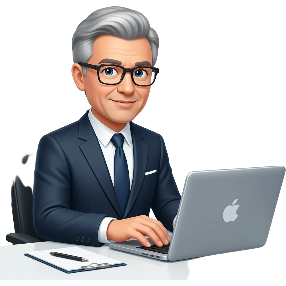 create a senior manager working in the office emoji