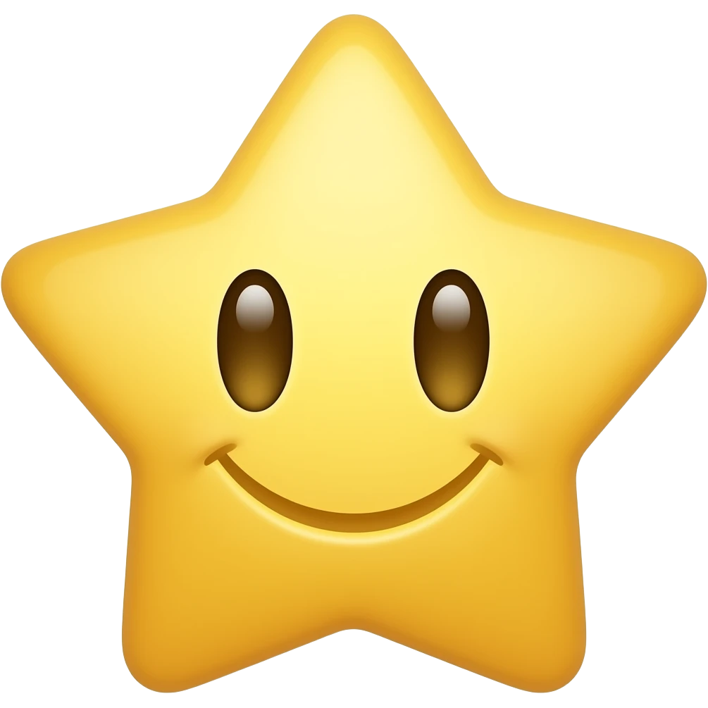 🤩 yellow emoji face styled like the classic BIG star-eyes emoji emoji