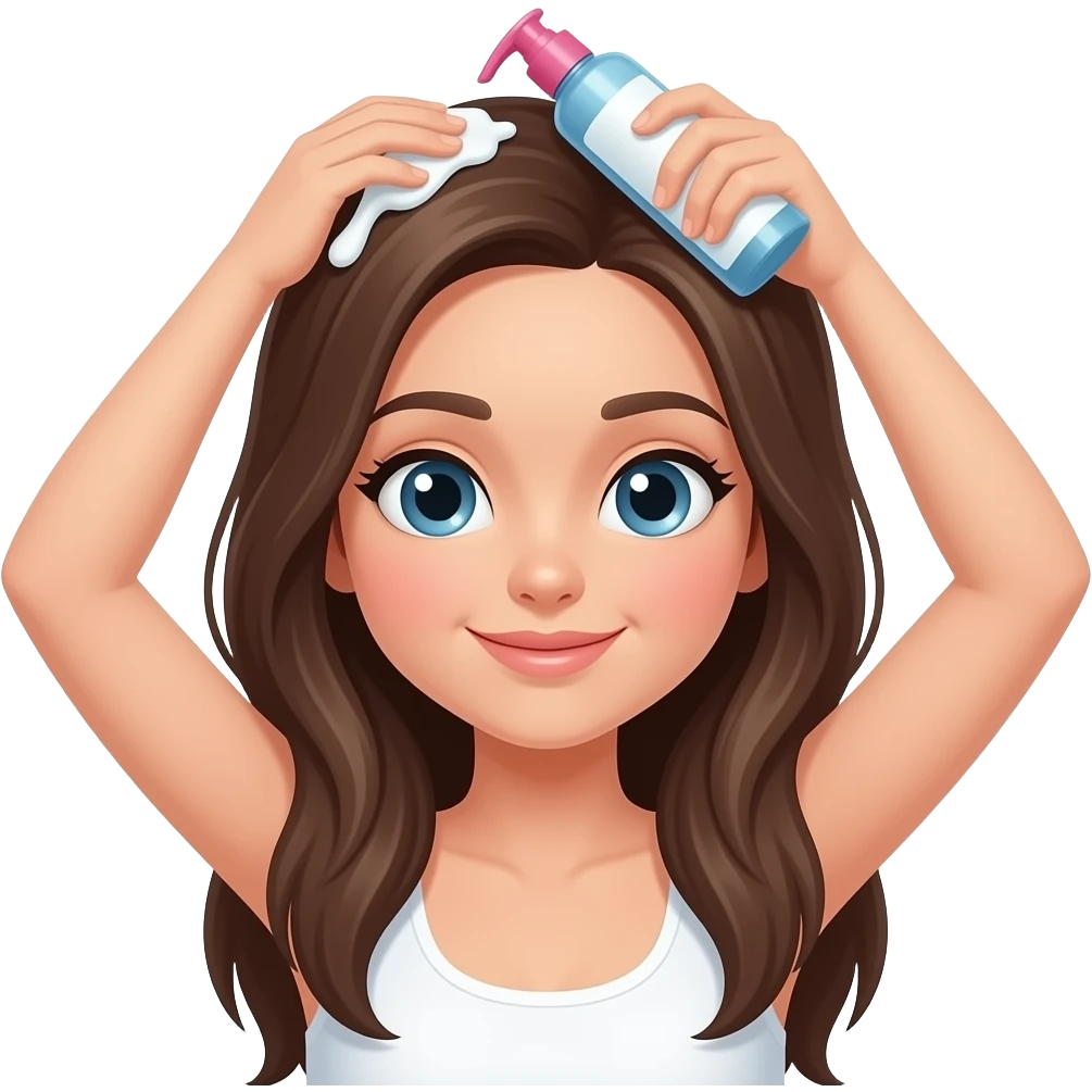 Shampoo girl emoji