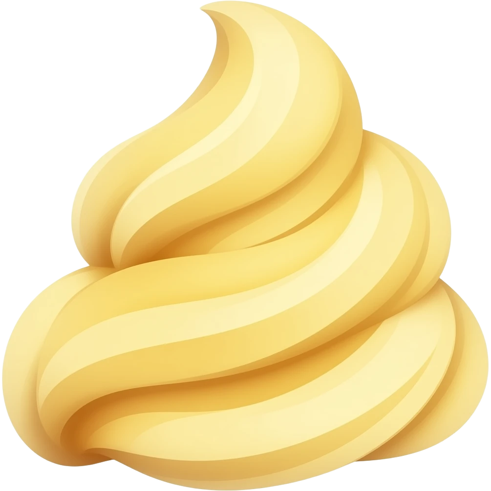yellow ice cream emoji