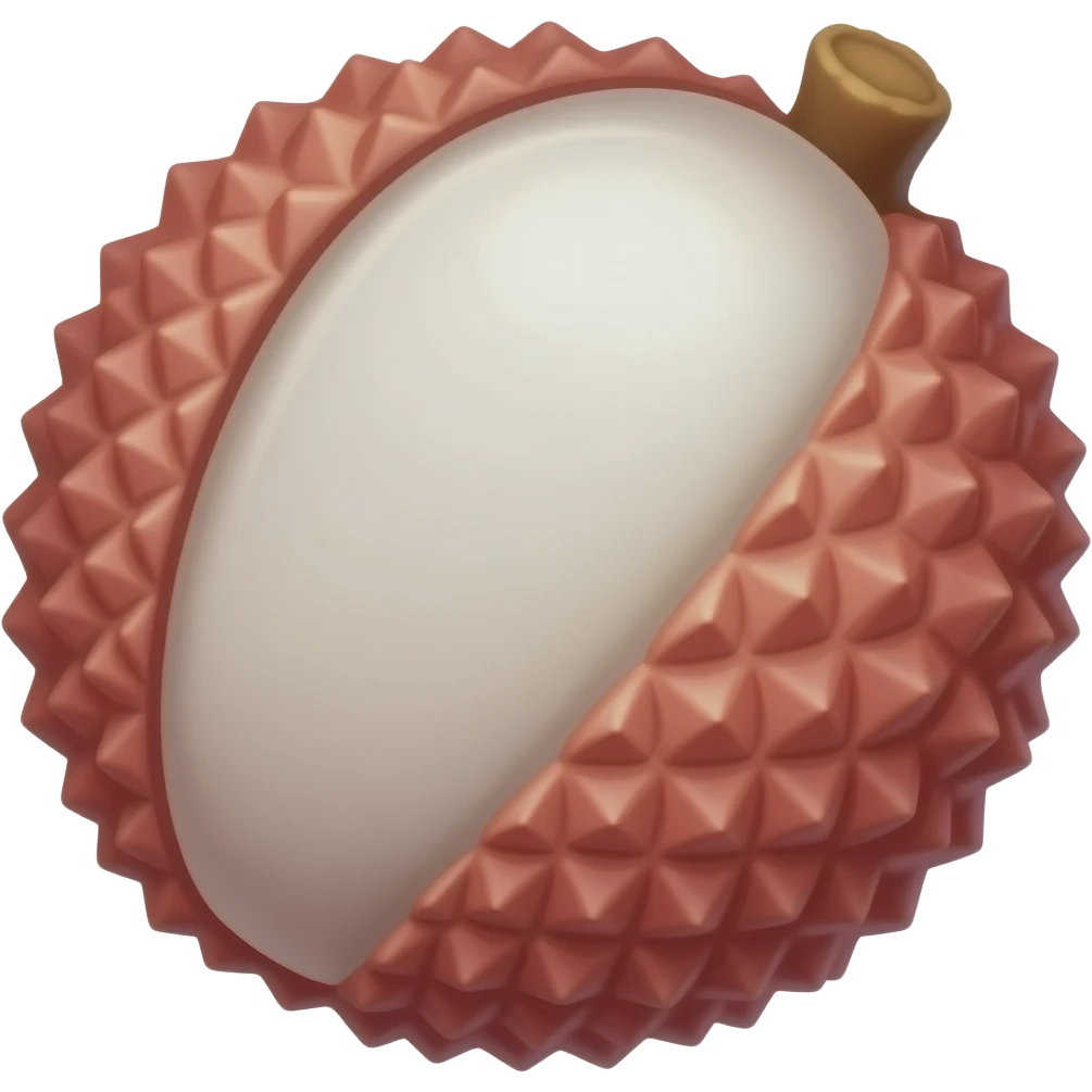 Lychee emoji