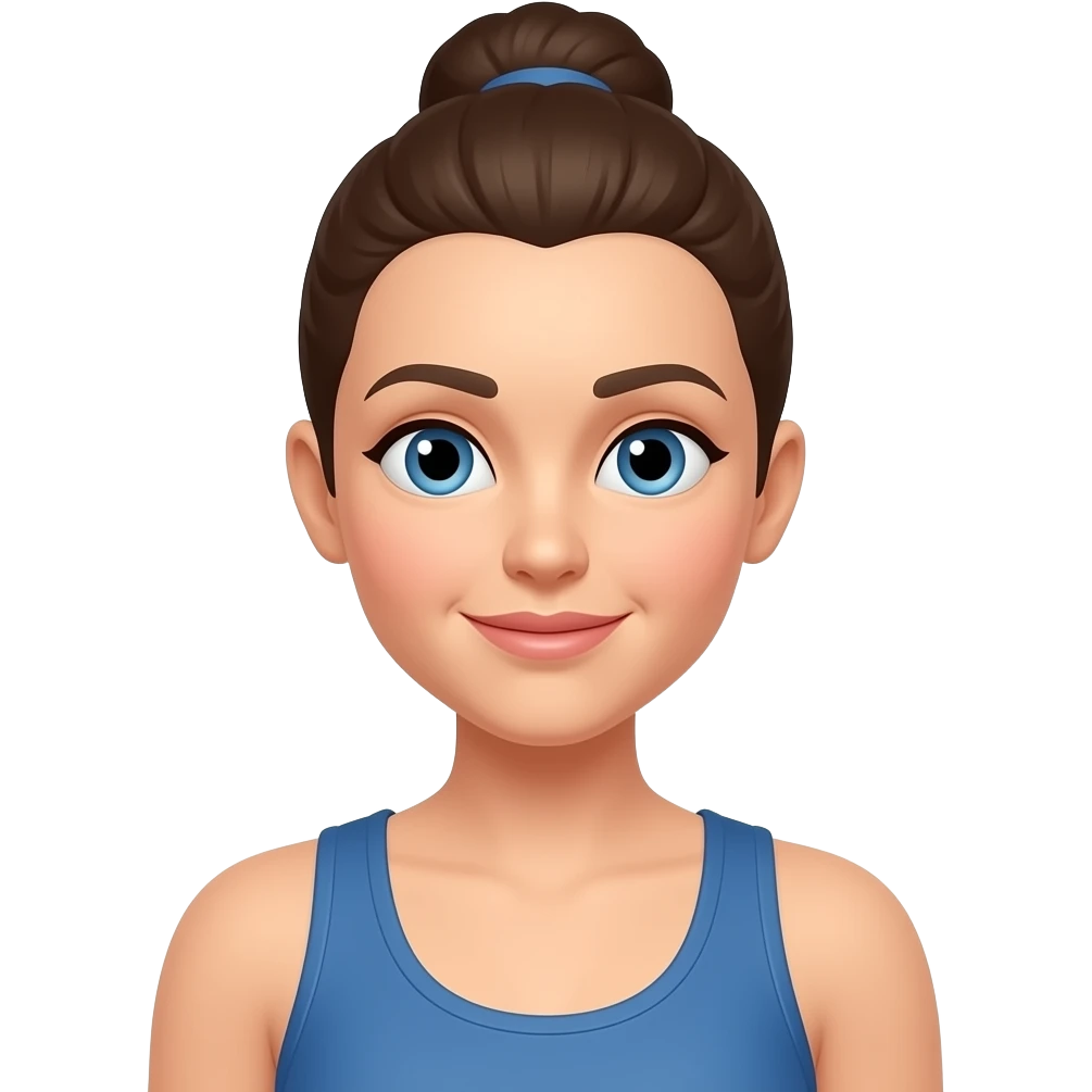 woman with no energy from gym emoji