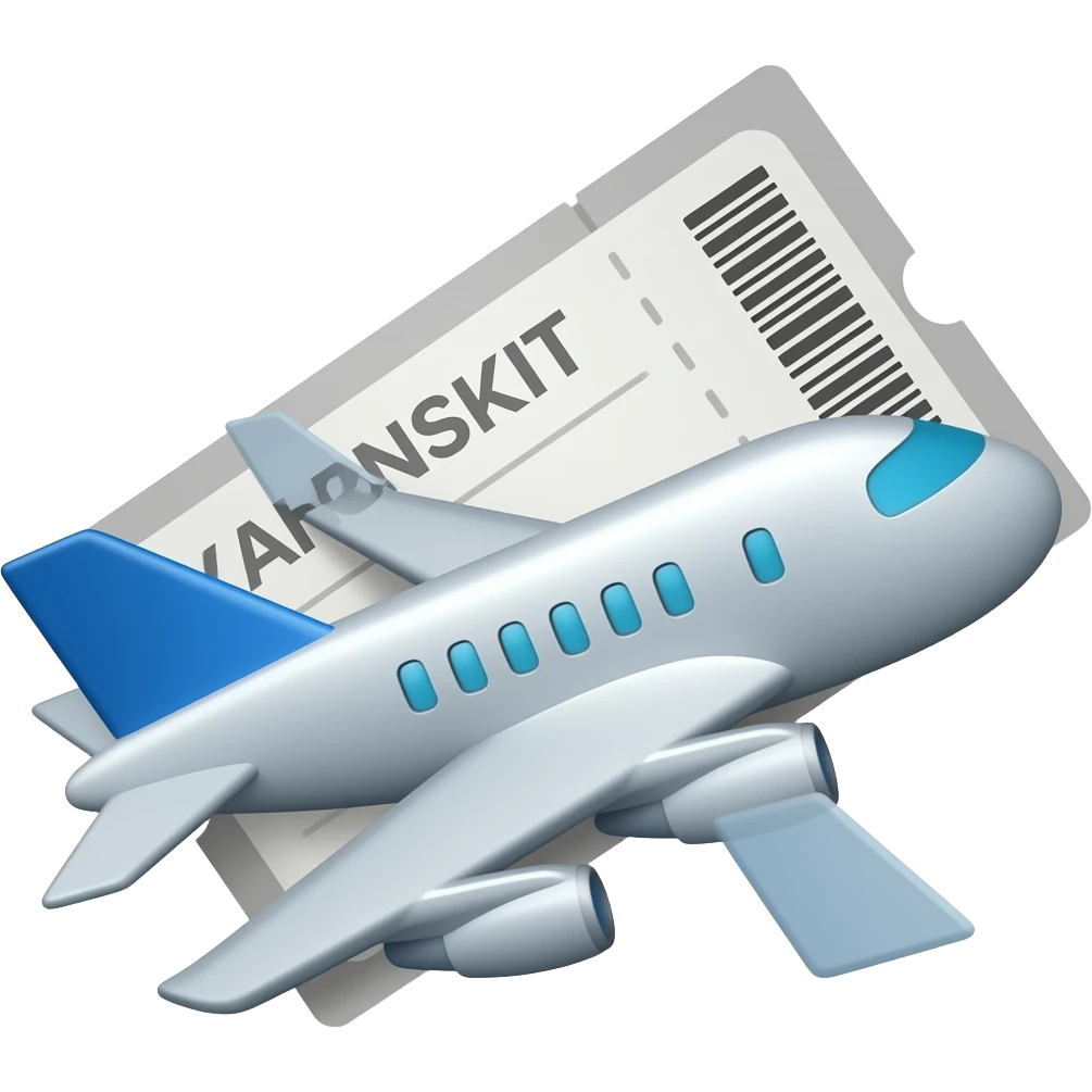 airplane ticket emoji