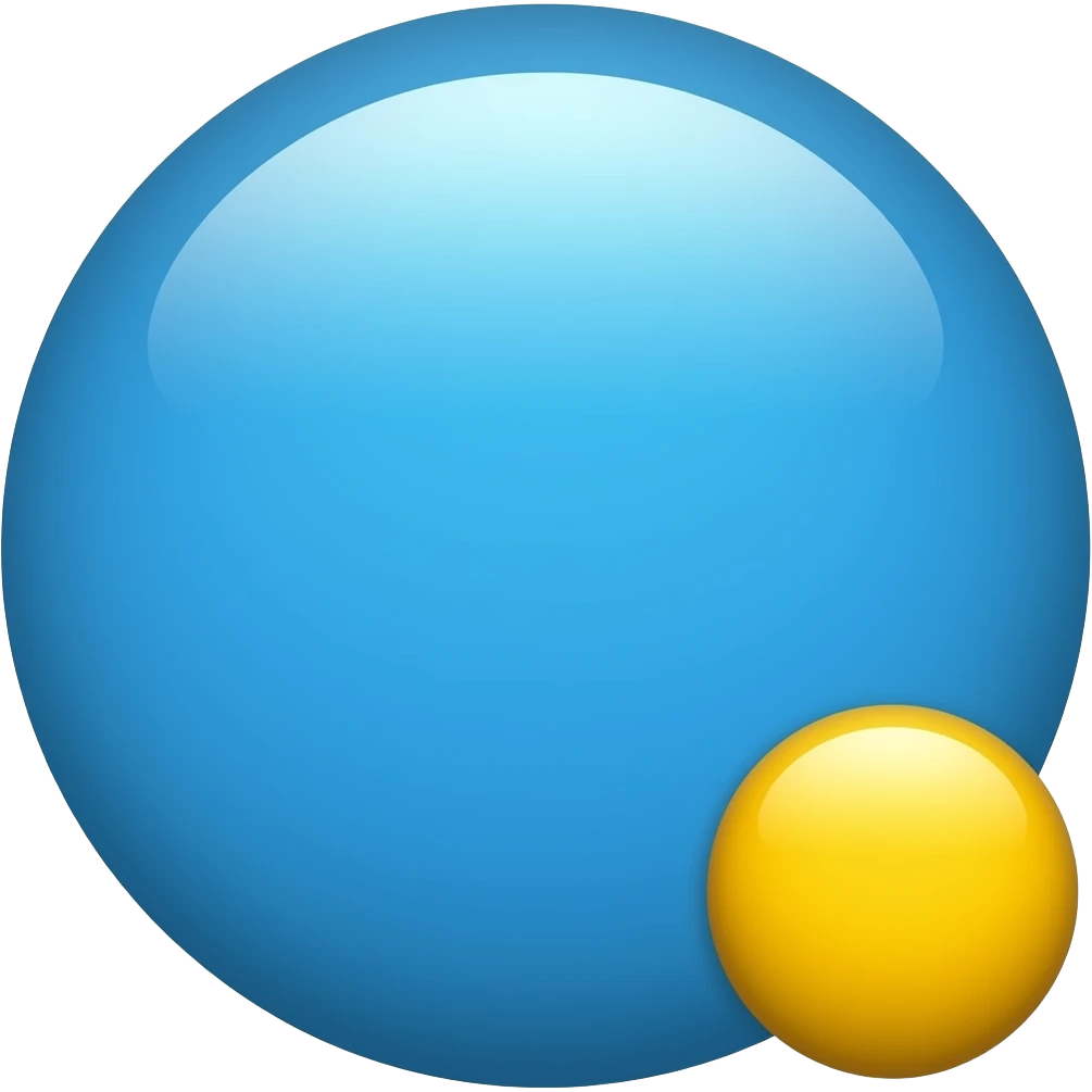 🔵+🟡= emoji