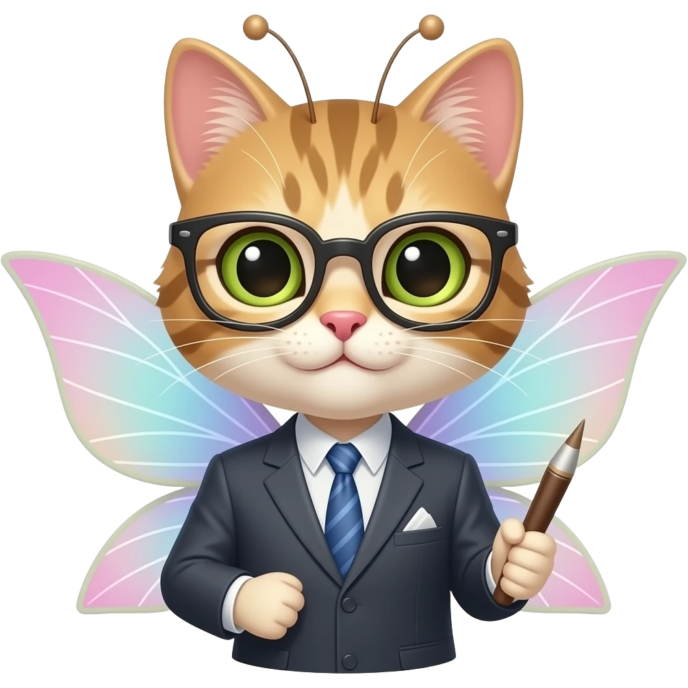 зроби вчителя в образі казкового кота emoji