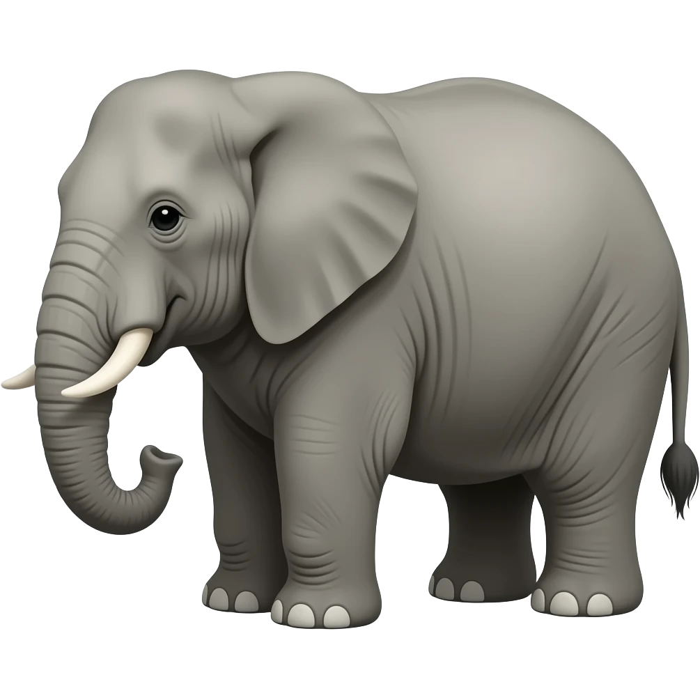 Gorda de elefante emoji