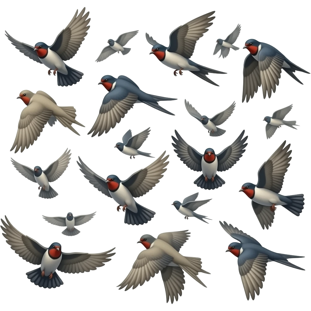 birds emoji