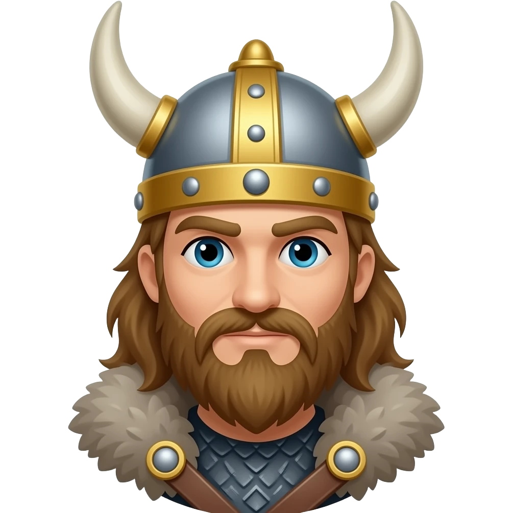 Viking king emoji