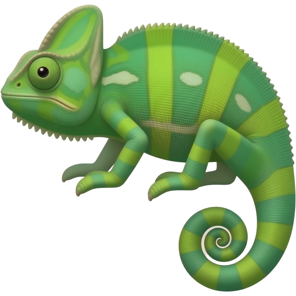 green chameleon emoji