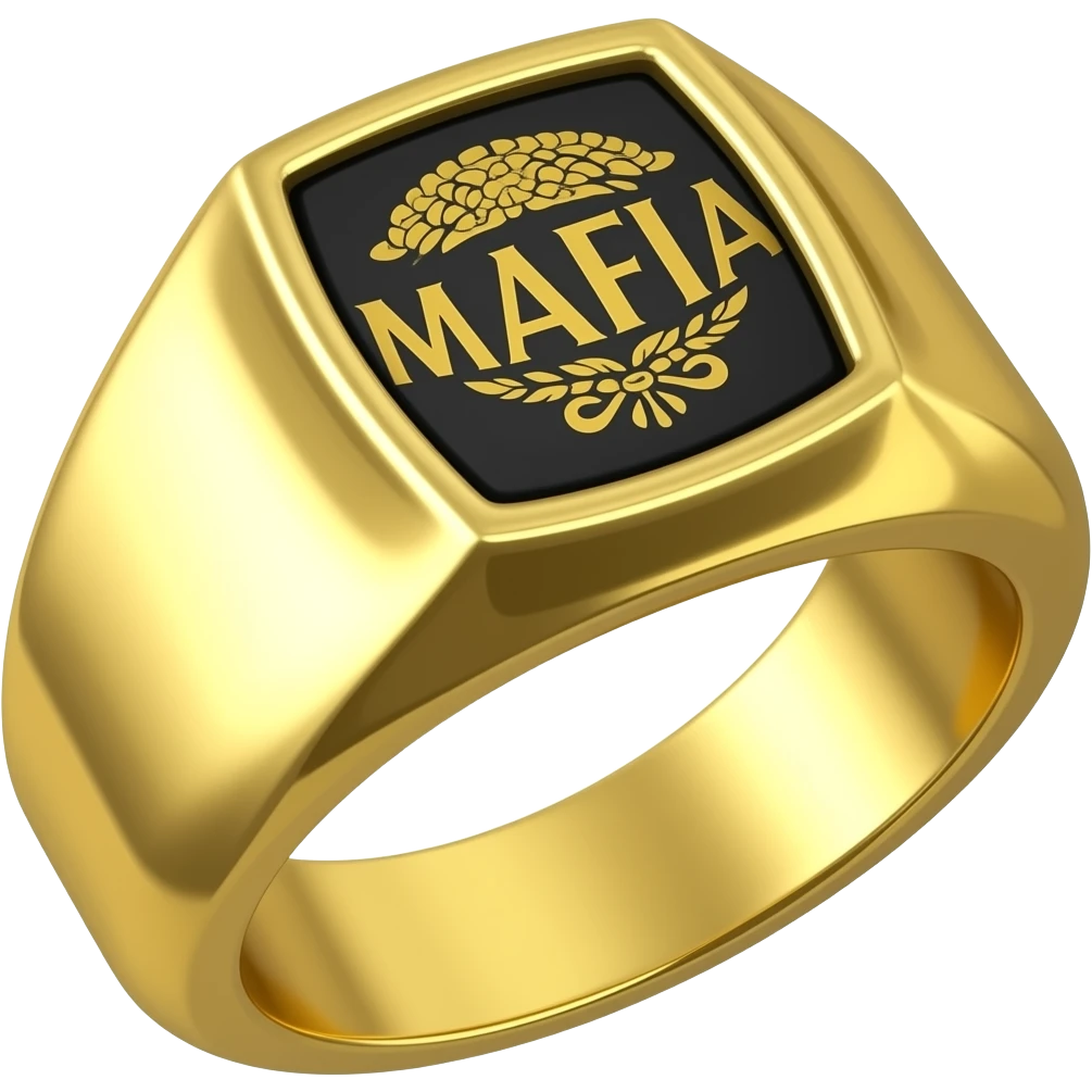 mafia gold ring emoji