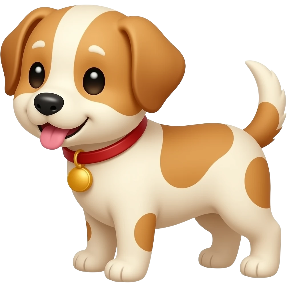 Mignon chien emoji