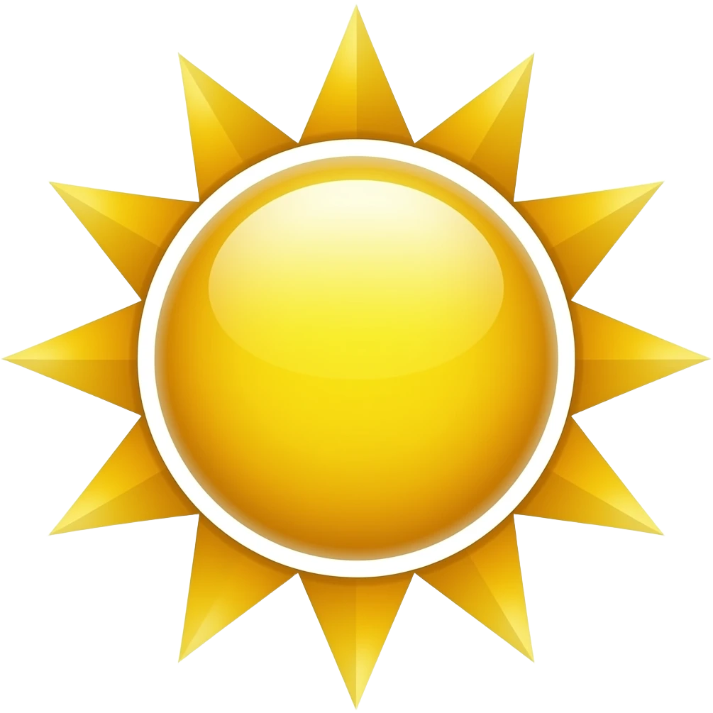 Sunshine emoji