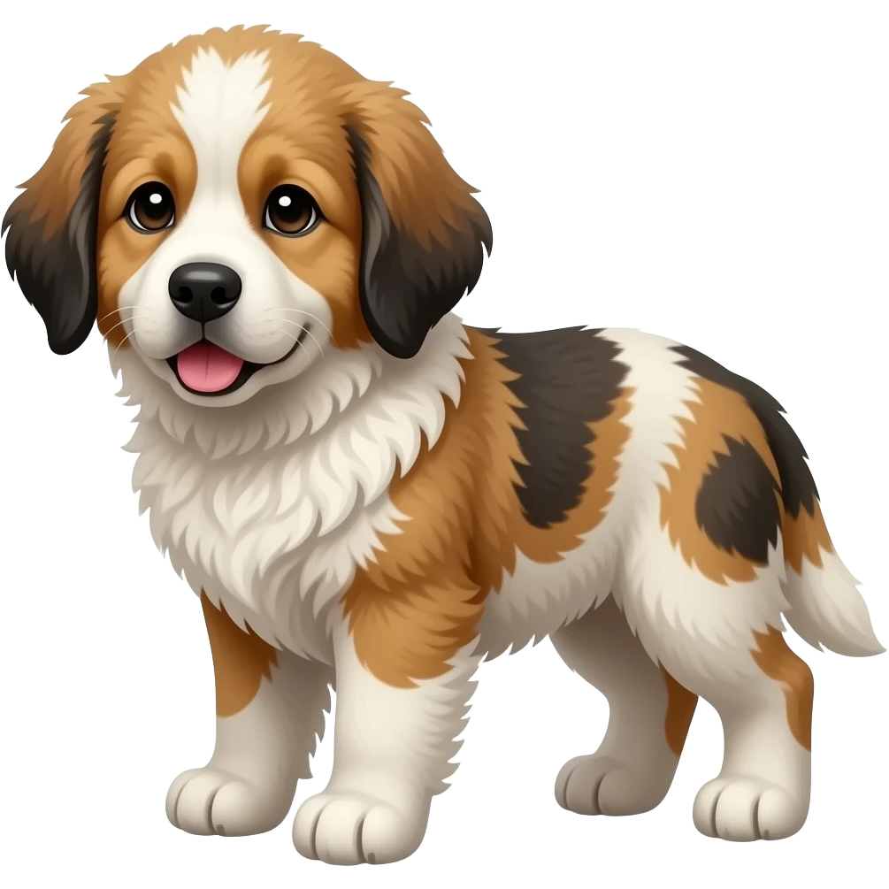 Pyrenean mountain dog puppies emoji