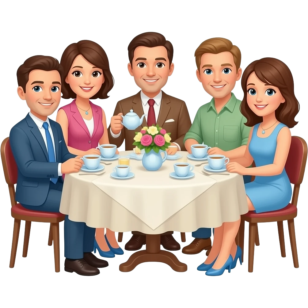 tea party emoji