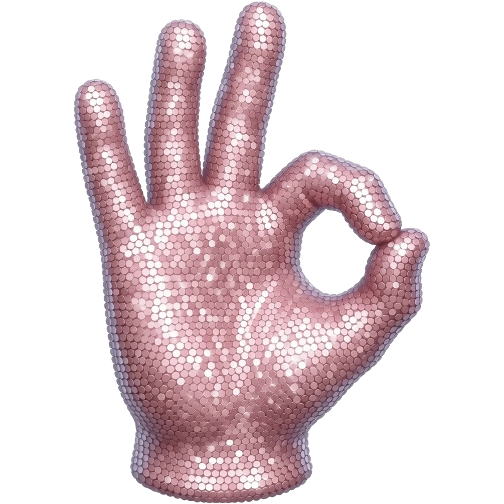 michael jackson sparkly glove with 👌🏼not michael jackeon juet the glove emoji