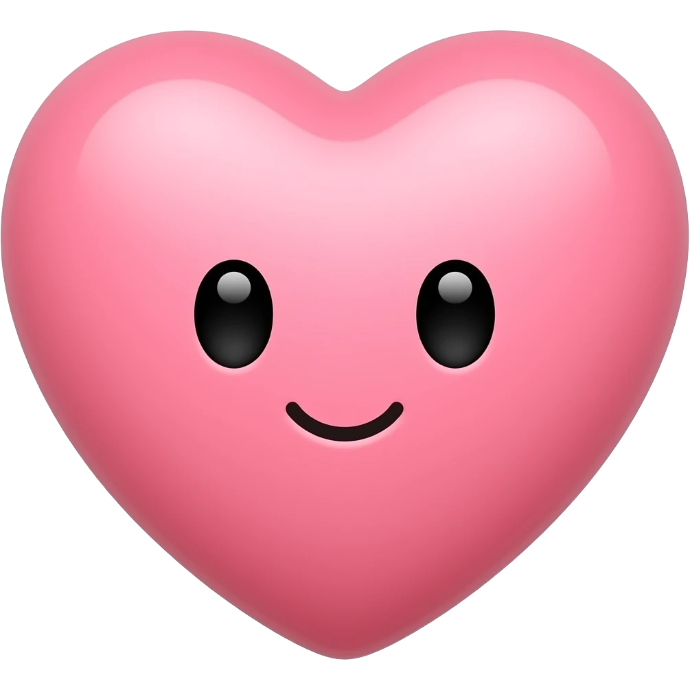 Cute pink emoji
