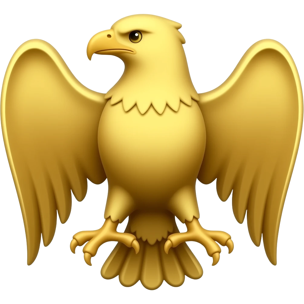 gold hawk emblem emoji