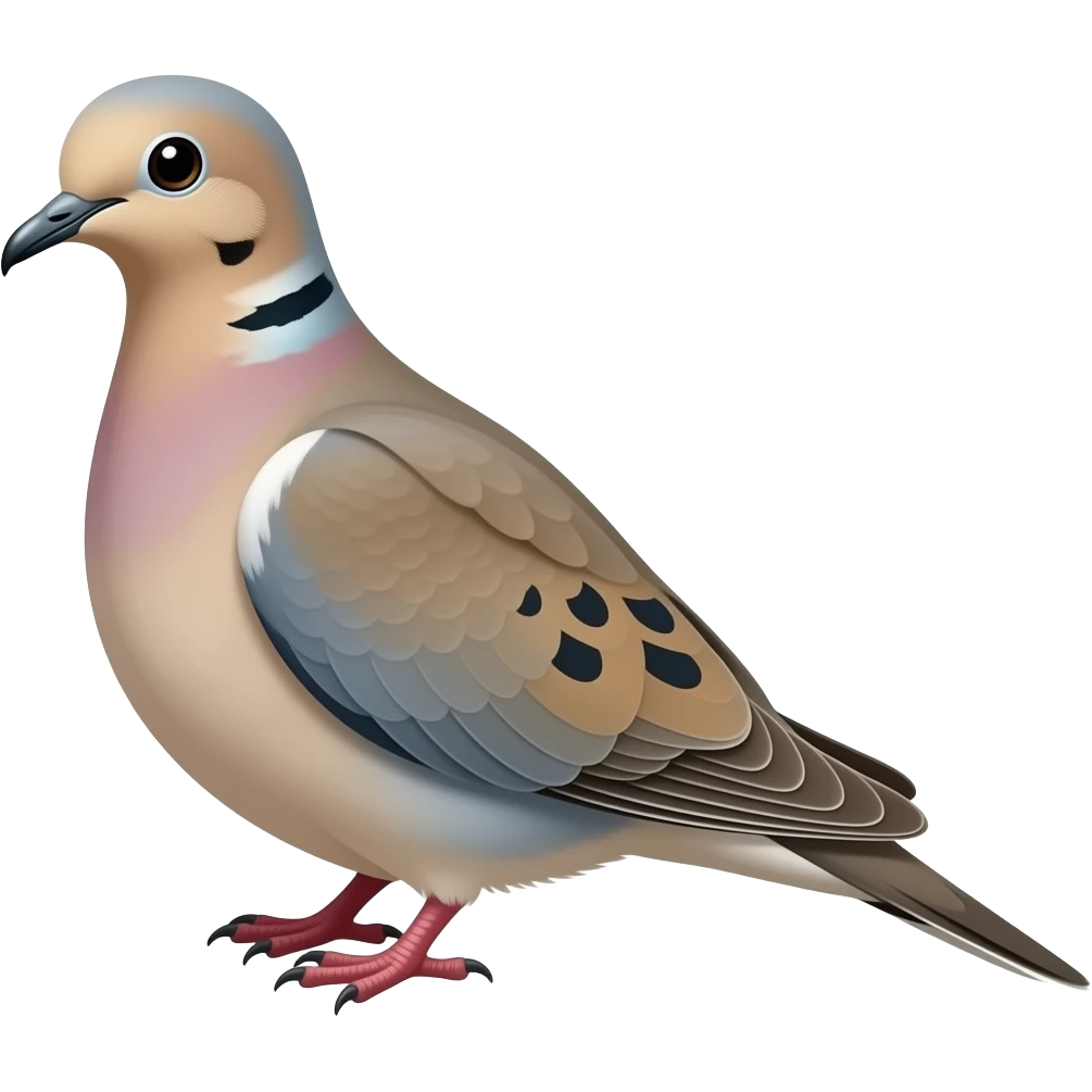 Mourning dove emoji