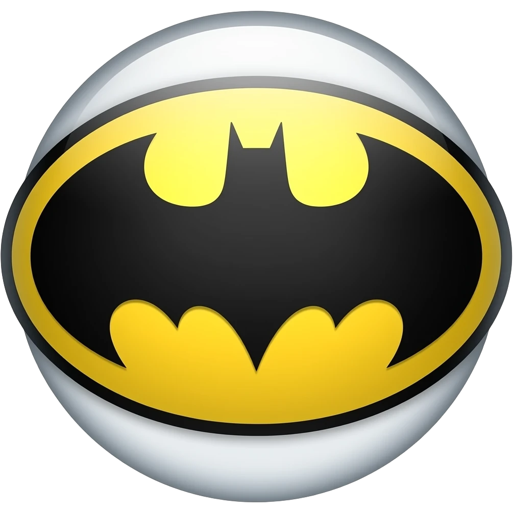 Batman logo emoji