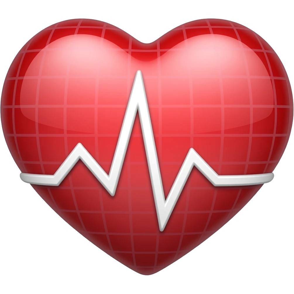 electrocardiogram emoji
