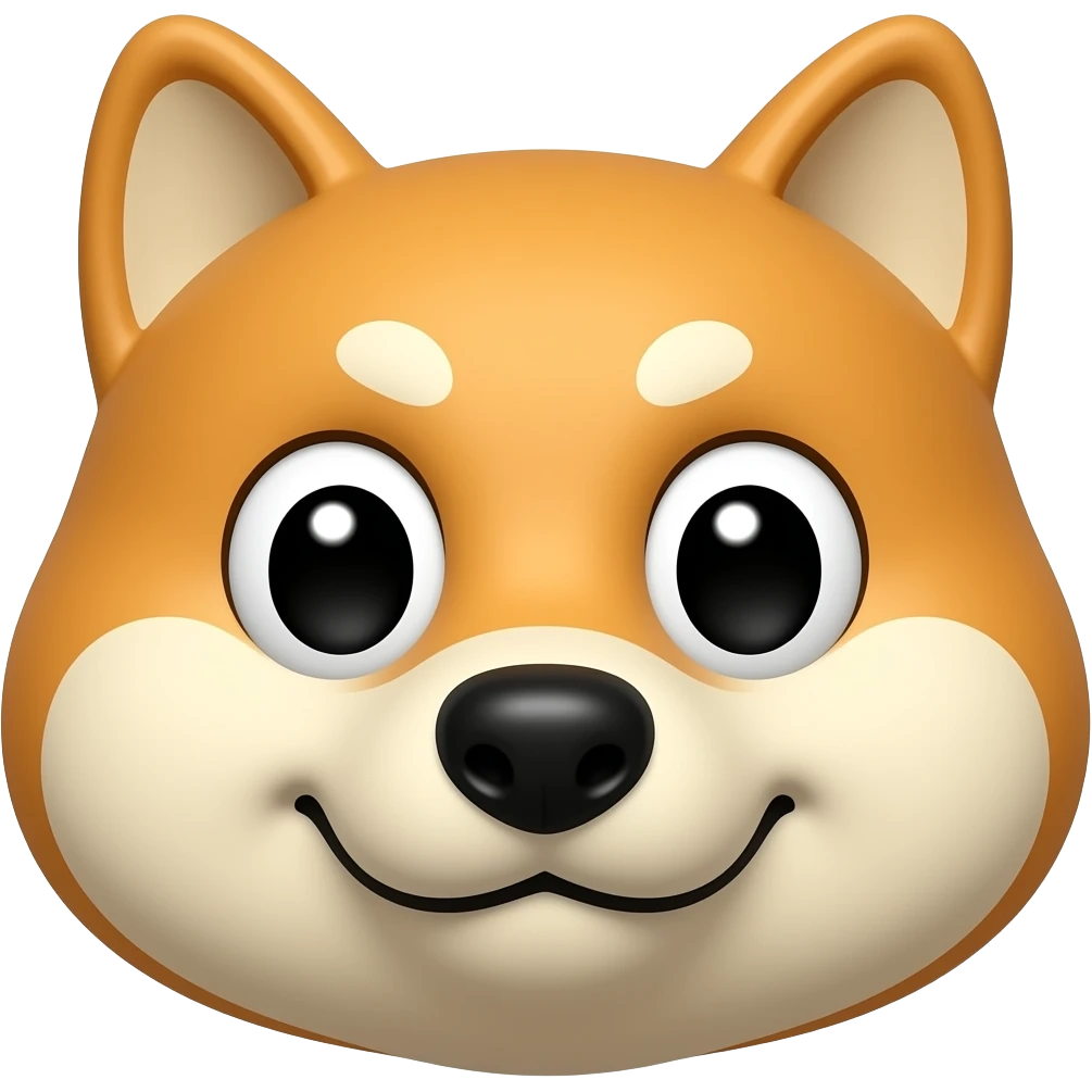 Doge face emoji