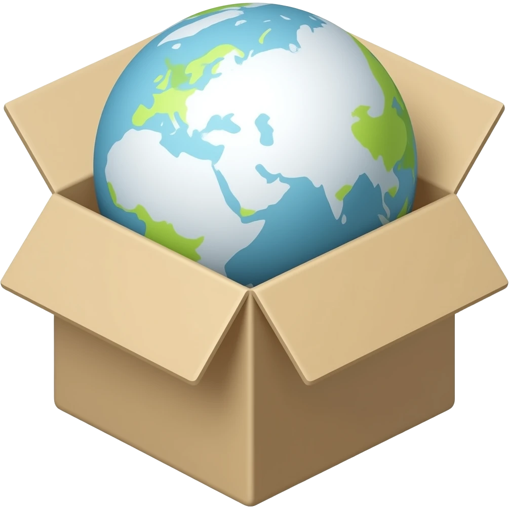 Ball on a box emoji