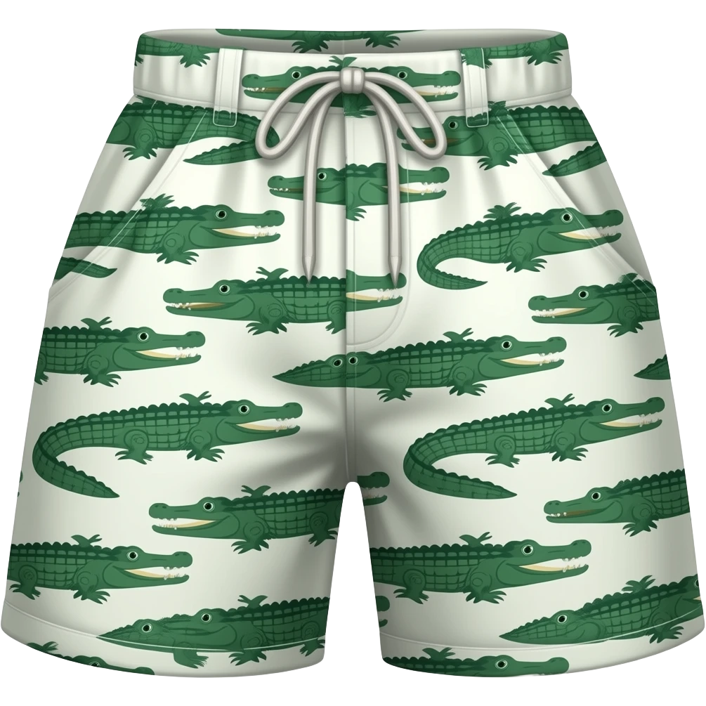 baggy with a crocodile on it emoji