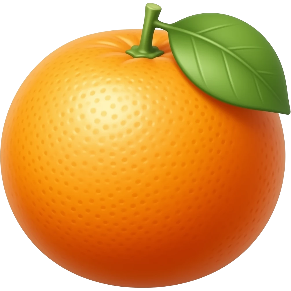orange summer emoji