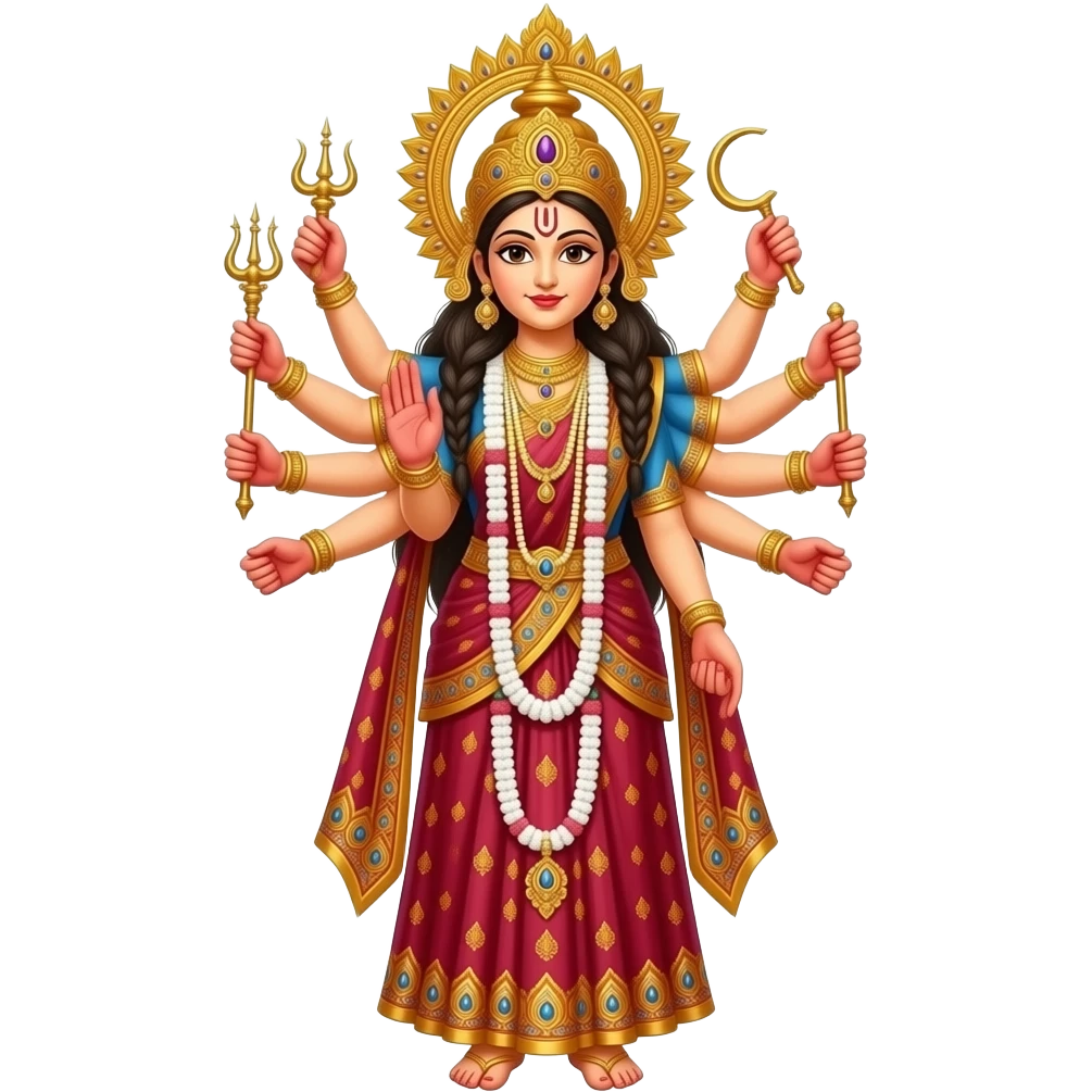 Durga matha standing emoji