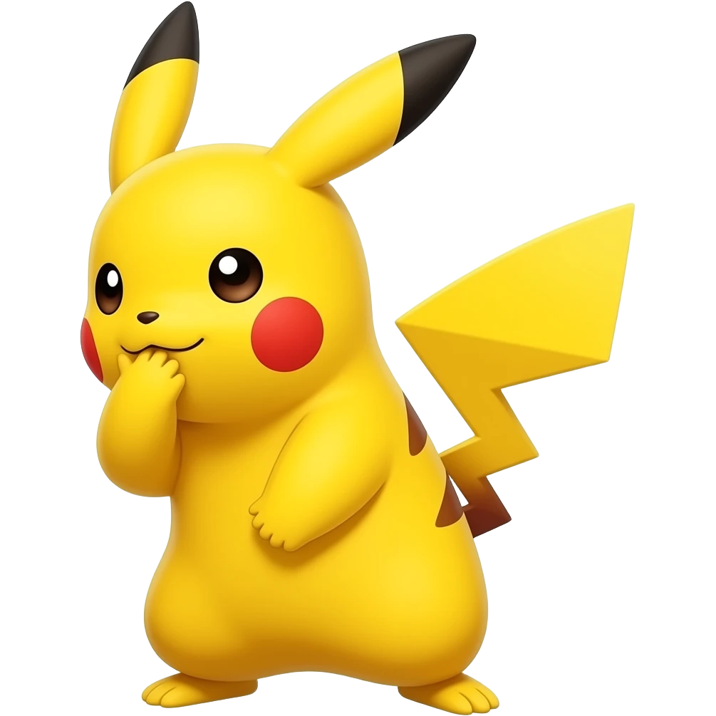 Pikachu qui twerk emoji
