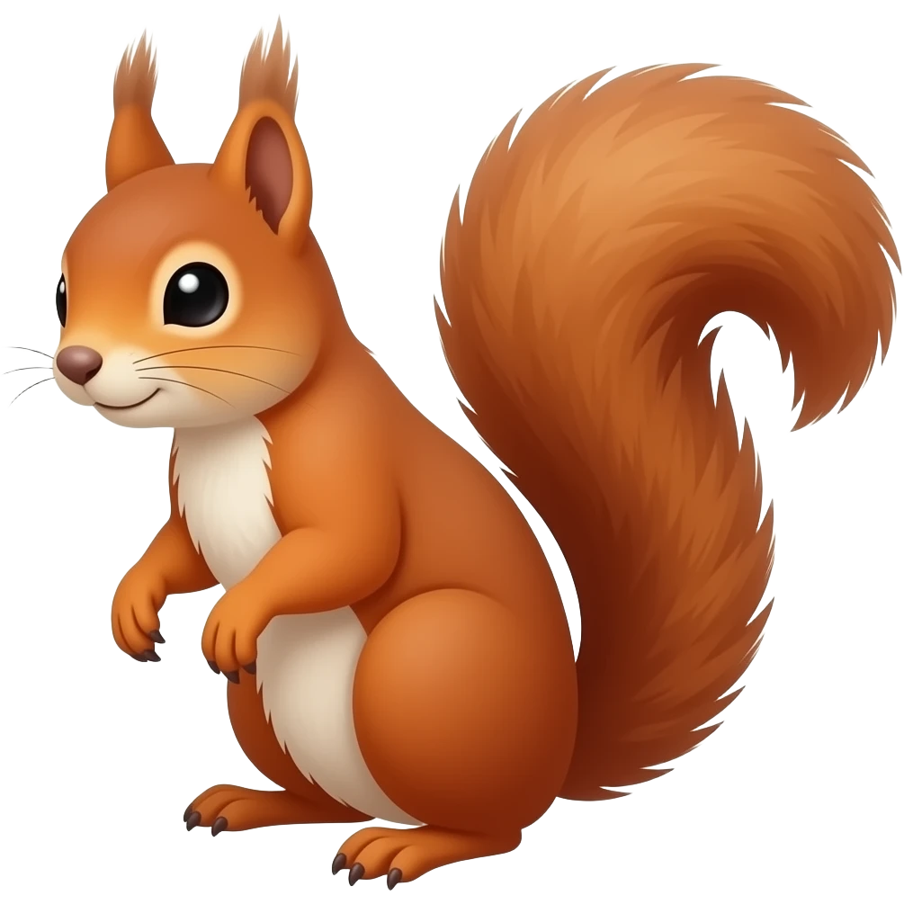 Red squirrel emoji