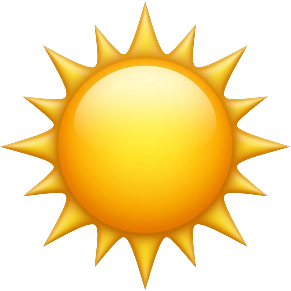 sun emoji