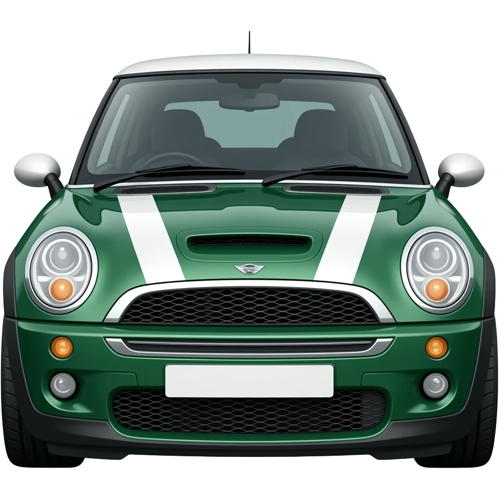 british racing green Mini Cooper S R53 emoji