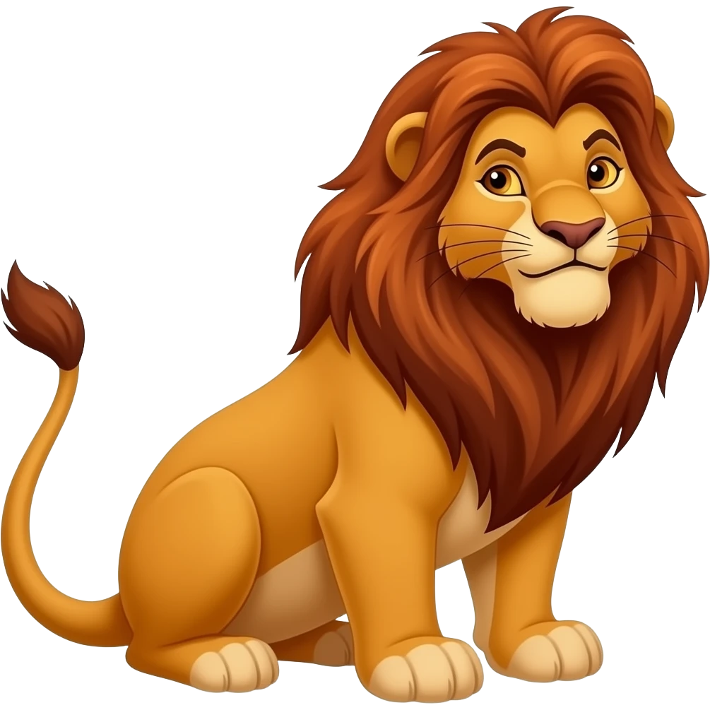 Create image Adult Simba From Disney The Lion King emoji