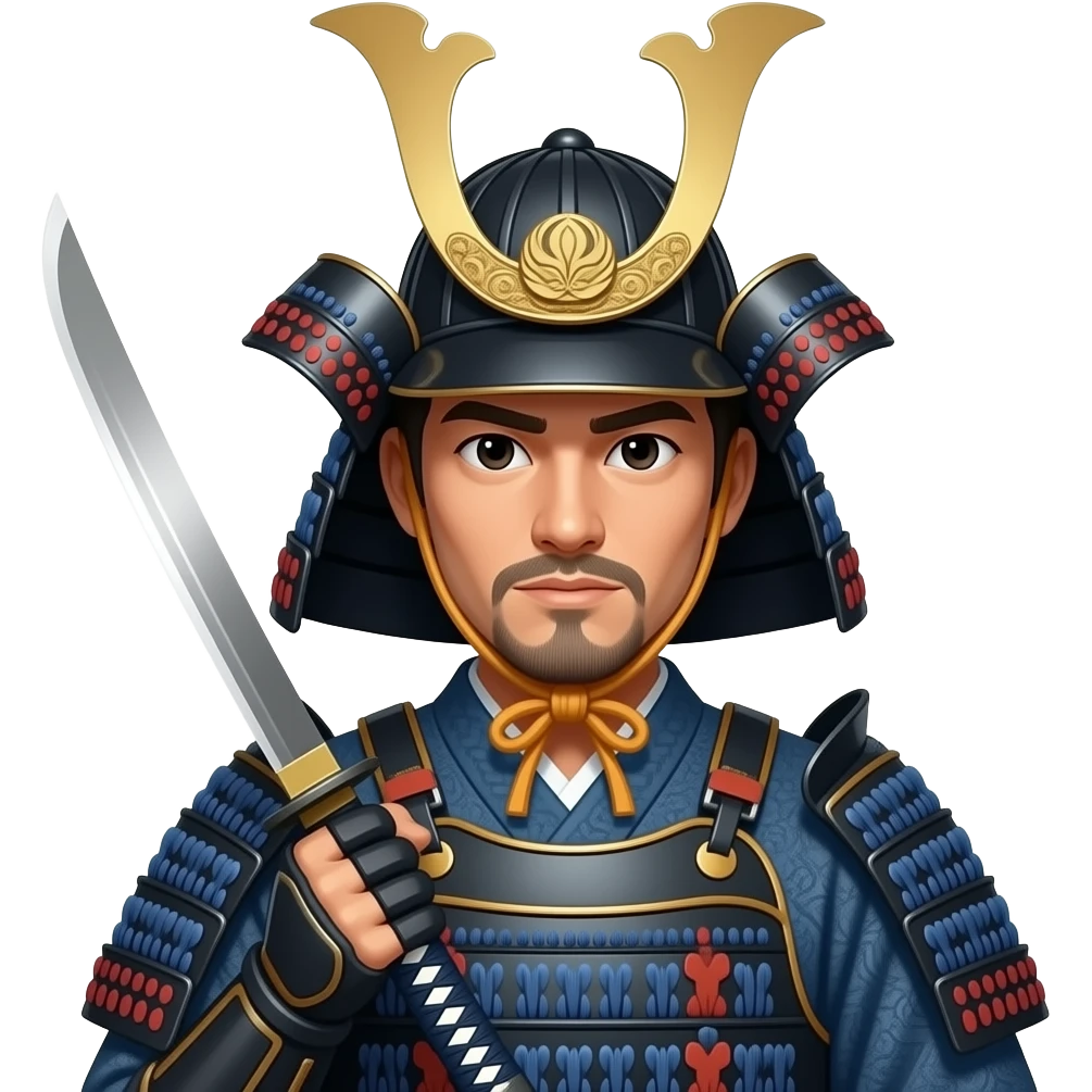 male katana emoji