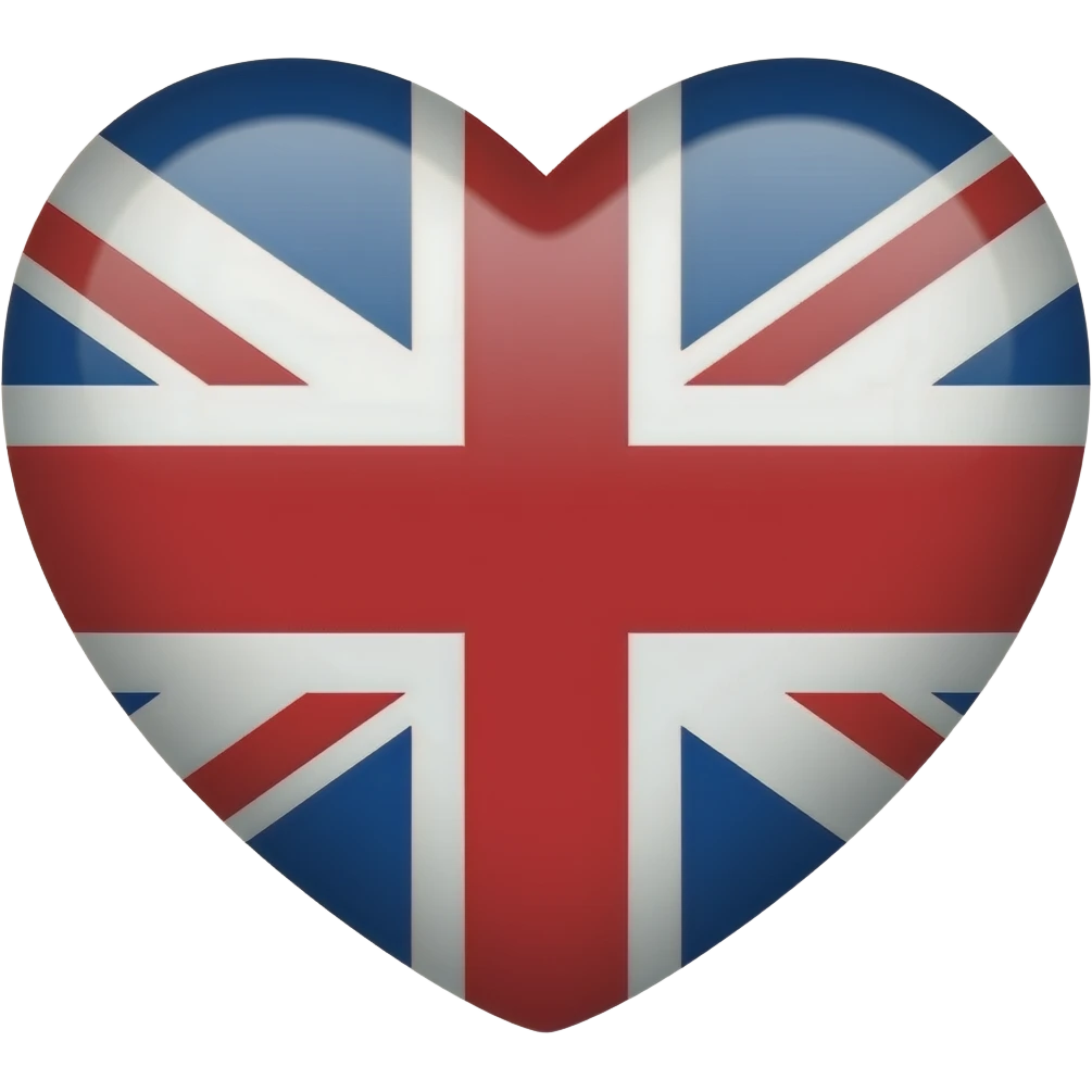 corazon inglaterra emoji