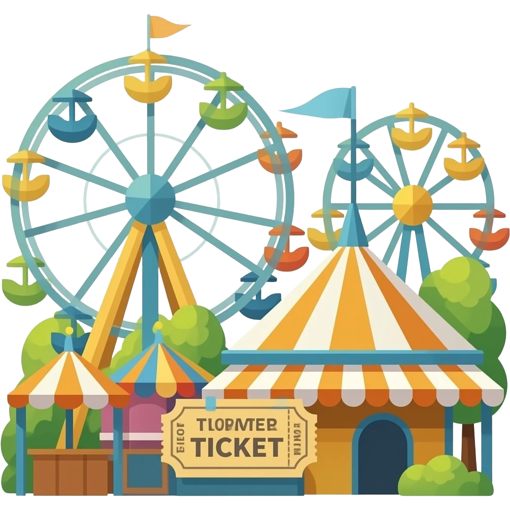 amusement park ticket emoji