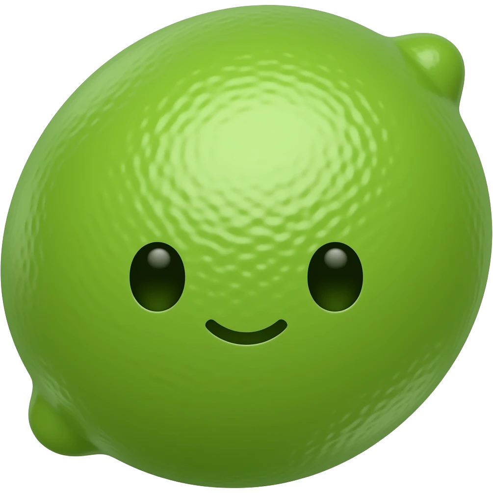 Kawaii lima emoji