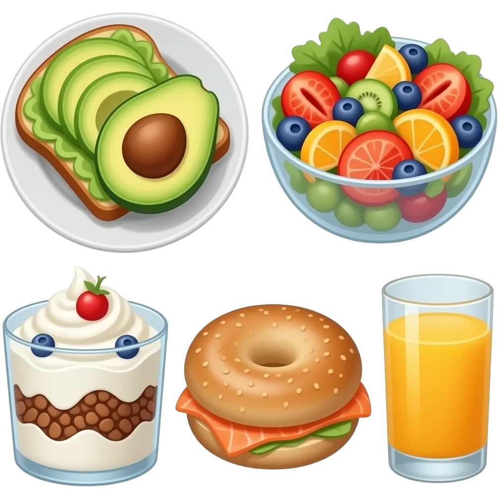 Create a healthy brunch emoji