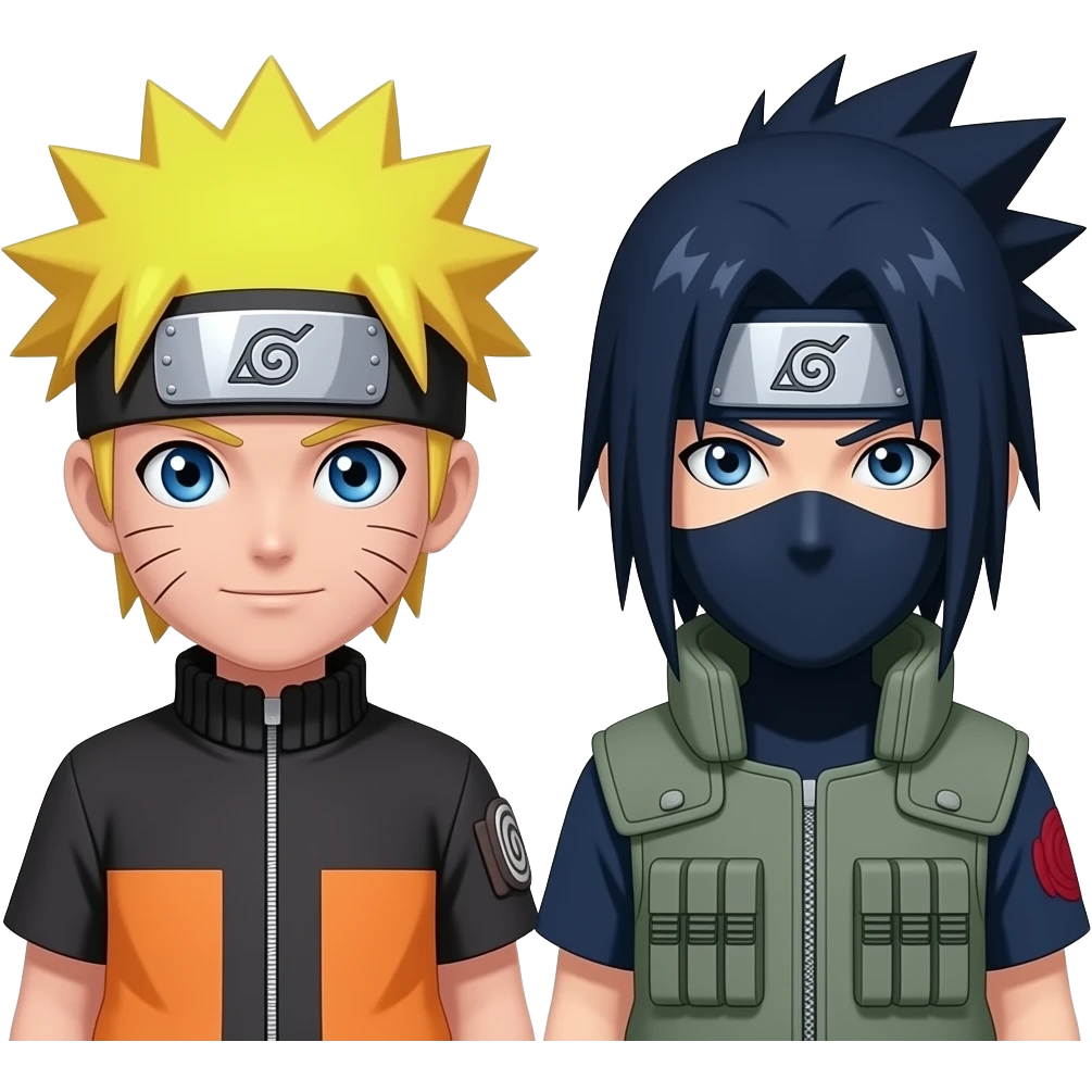 Narouto and sasoke emoji