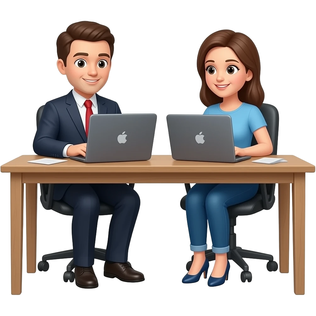 work couple emoji
