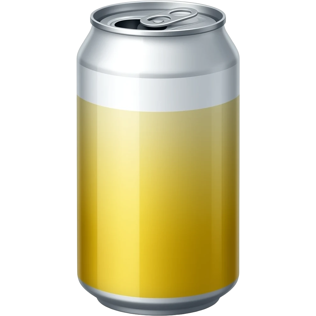 Tall beer can emoji
